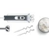 Mixer de mână BOSCH Styline MFQ49300, 850W (5 trepte și Turbo), Maximum 1060rpm, Palete FineCreamer inox, Spirale inox, Greutate redusă, Mâner soft touch, Cablu extensibil 140cm, 1.2kg, 65dBA