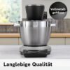 Robot de bucătărie planetar BOSCH Serie 8 MUMS8 Scale MUMS8ZS13, 1800W (7 trepte), Bol inox șlefuit 6l cu mânere, Set patiserie, Cântar, Cronometru, SoftStart, AirCooling, Carcasă metalică, Pearl Silver