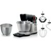 Robot de bucătărie planetar BOSCH Serie 8 MUMS8 Scale MUMS8ZS18  1800W (7 trepte)  Bol inox șlefuit 6l cu mânere  Set patiserie  Cântar  Cronometru  SoftStart  AirCooling  Carcasă metalică  Pearl Silver