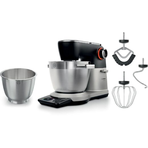 Robot de bucătărie planetar BOSCH Serie 8 MUMS8 Scale MUMS8ZS18  1800W (7 trepte)  Bol inox șlefuit 6l cu mânere  Set patiserie  Cântar  Cronometru  SoftStart  AirCooling  Carcasă metalică  Pearl Silver