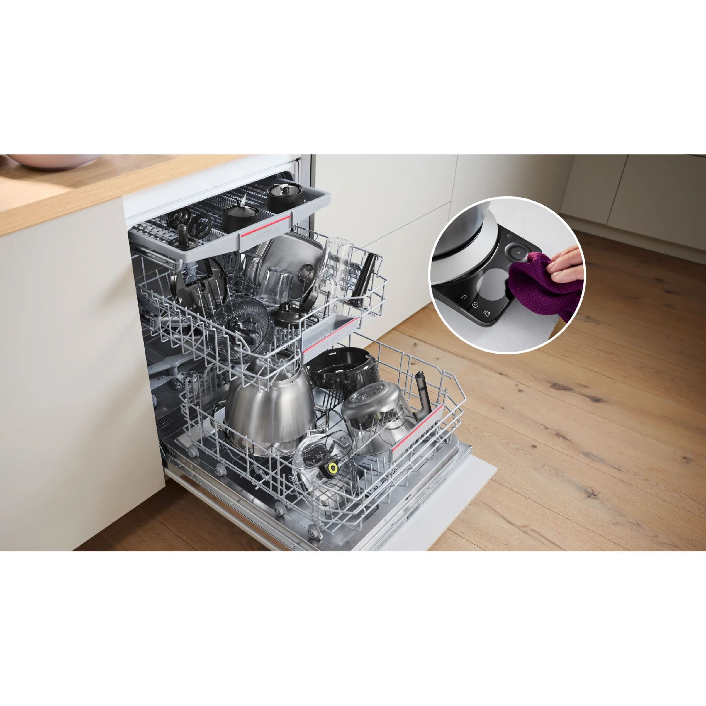 Robot de bucătărie planetar BOSCH Serie 8 MUMS8 Scale MUMS8ZS18, 1800W (7 trepte), Bol inox șlefuit 6l cu mânere, Set patiserie, Cântar, Cronometru, SoftStart, AirCooling, Carcasă metalică, Pearl Silver