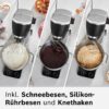 Robot de bucătărie planetar BOSCH Serie 8 MUMS8 Scale MUMS8ZS00, 1800W (7 trepte), Bol inox șlefuit 6l cu mânere, Set patiserie, Cântar, Cronometru, SoftStart, AirCooling, Carcasă metalică, Pearl Silver