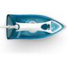Fier de călcat cu abur Philips Seria 3000 DST3011/20, 2100W, Continuu 30g/min, Jet 140g, Rezervor 300ml, Talpă Ceramică, C1.9m, G1.27kg, Light Blue