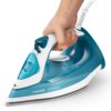 Fier de călcat cu abur Philips Seria 3000 DST3011/20, 2100W, Continuu 30g/min, Jet 140g, Rezervor 300ml, Talpă Ceramică, C1.9m, G1.27kg, Light Blue