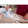 Fier de călcat cu abur Philips Azur Seria 7000 DST7011/20, 2600W, Continuu 45g/min, Jet 220g, Rezervor 300ml, Talpă SteamGlide Plus, C2m, G1.67kg, Light Blue