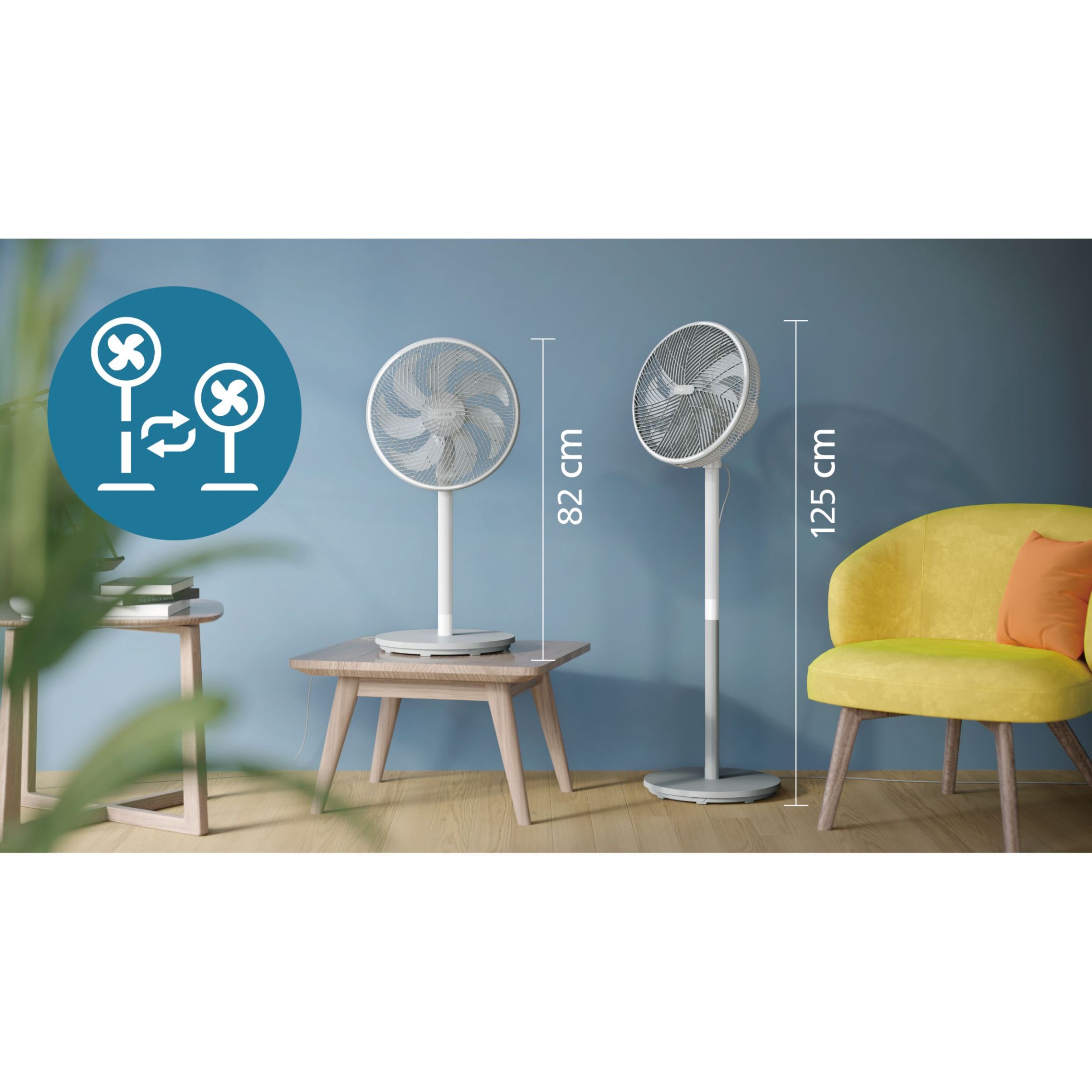 Ventilator cu piedestal Philips Seria 2000 CX2550/00