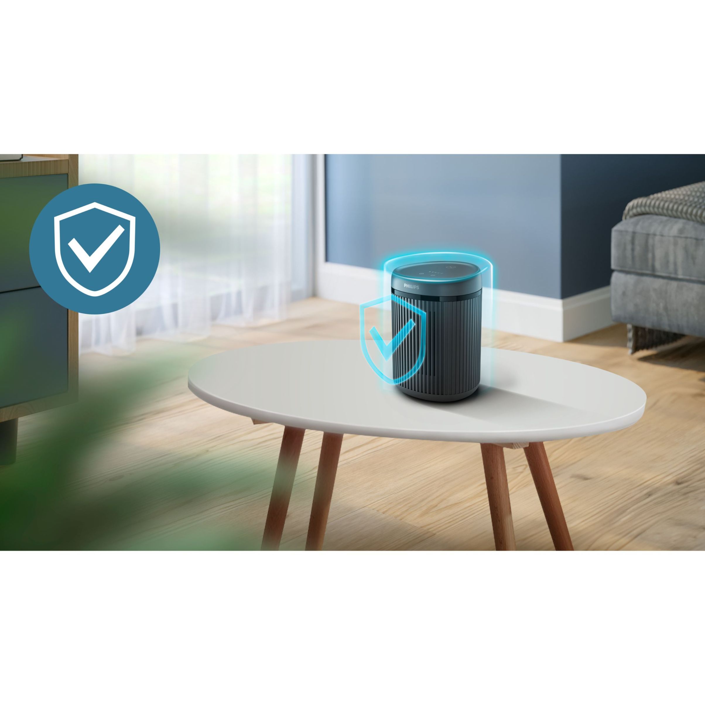 Aerotermă ceramică compactă Philips Seria 2000 CX2120/01, Dark Gray