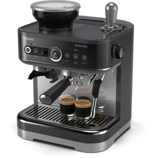 Espressor semi-automat Philips Barista Brew PSA3218/10  1350W  15 bar  2.3l  Metal Black