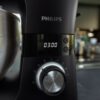 Robot de bucătărie planetar Philips Seria 7000 HR7962/21, 1000W (8 trepte, Pulse), Bol inox 5.5l, Blender sticlă 1.5l, ProKnead, Timer, Iluminare, Bază metalică, Protecție termică motor, HomeID, G9.93kg