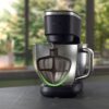 Robot de bucătărie planetar Philips Seria 7000 HR7962/21, 1000W (8 trepte, Pulse), Bol inox 5.5l, Blender sticlă 1.5l, ProKnead, Timer, Iluminare, Bază metalică, Protecție termică motor, HomeID, G9.93kg