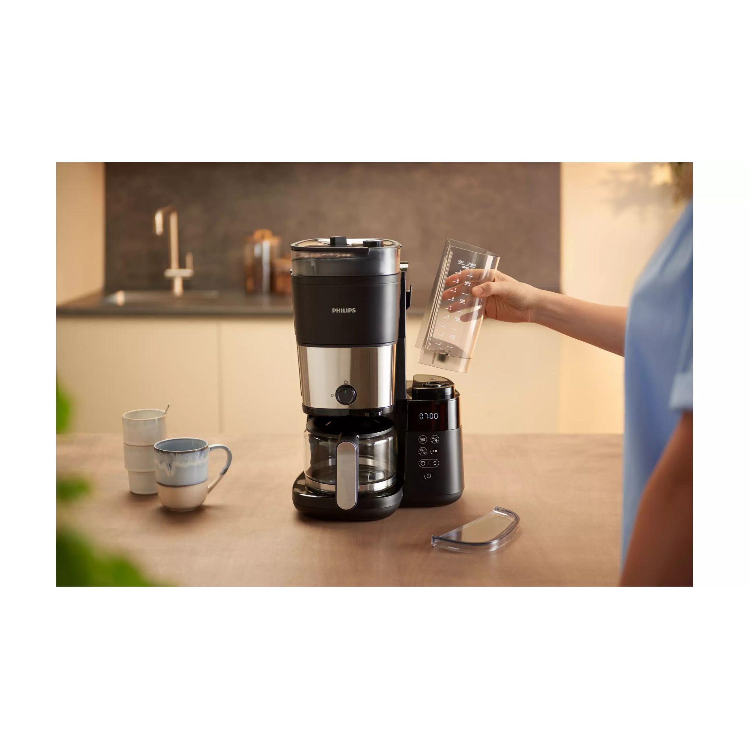 Cafetieră cu râșniță inclusă Philips All-in-1 Brew HD7900/90