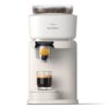 Espressor manual Philips Baristina BAR300/03  16 bar  Râșniță ceramică  Boabe 170gr  Rezervor 1.2l  Platformă pentru cești  Oprire automată  Espresso și Lungo  Portafiltru galben  Milky White