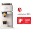 Espressor manual Philips Baristina BAR300/03  16 bar  Râșniță ceramică  Boabe 170gr  Rezervor 1.2l  Platformă pentru cești  Oprire automată  Espresso și Lungo  Portafiltru galben  Milky White