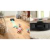 Aspirator robot BOSCH Spotless Max Cam BCRDW3BX, Apă 55ml, Rezervor 0.3l, Perie Carbon Power, Funcție Reduced Tangling, Navigare ușoară, Negru