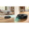 Aspirator robot BOSCH Spotless Max Cam BCRDW3BX, Apă 55ml, Rezervor 0.3l, Perie Carbon Power, Funcție Reduced Tangling, Navigare ușoară, Negru