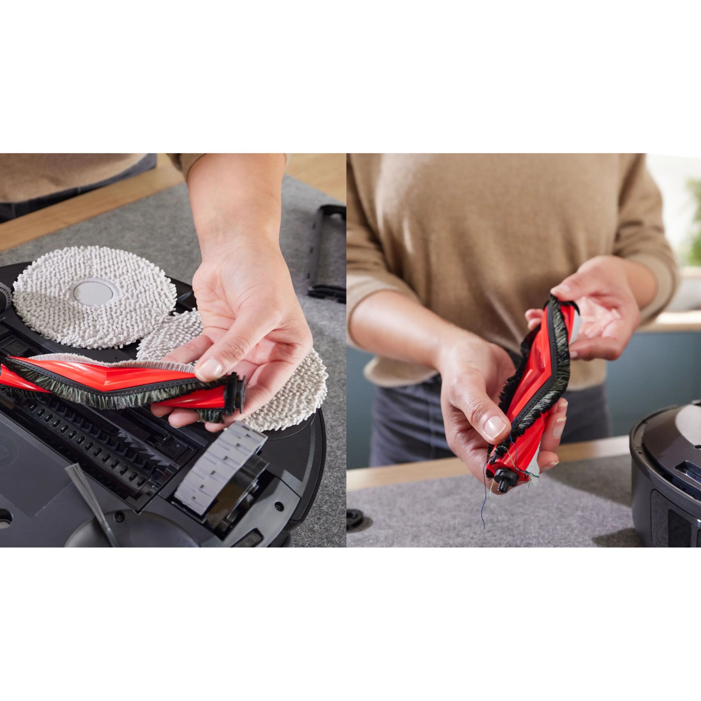 Aspirator robot BOSCH Spotless Max Cam BCRDW3BX, Apă 55ml, Rezervor 0.3l, Perie Carbon Power, Funcție Reduced Tangling, Navigare ușoară, Negru