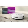 Aspirator robot BOSCH Spotless+ BCRD1W, Apă 220ml, Rezervor 0.4l, Stație 1.5l, Perie Carbon Power, Stație de curățare uscată, Funcție Reduced Tangling, Navigare ușoară, Alb