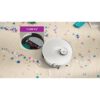 Aspirator robot BOSCH Spotless Advanced+ BCRD2W, Apă 180ml, Rezervor 0.4l, Stație 1.5l, Perie Carbon Power, Stație de curățare uscată, Funcție Reduced Tangling, Navigare ușoară, Alb