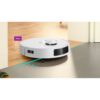 Aspirator robot BOSCH Spotless Advanced+ BCRD2W, Apă 180ml, Rezervor 0.4l, Stație 1.5l, Perie Carbon Power, Stație de curățare uscată, Funcție Reduced Tangling, Navigare ușoară, Alb