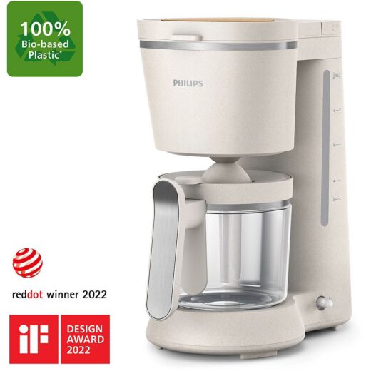 Cafetieră Philips Eco Conscious Seria 5000 HD5120/00  White Silk