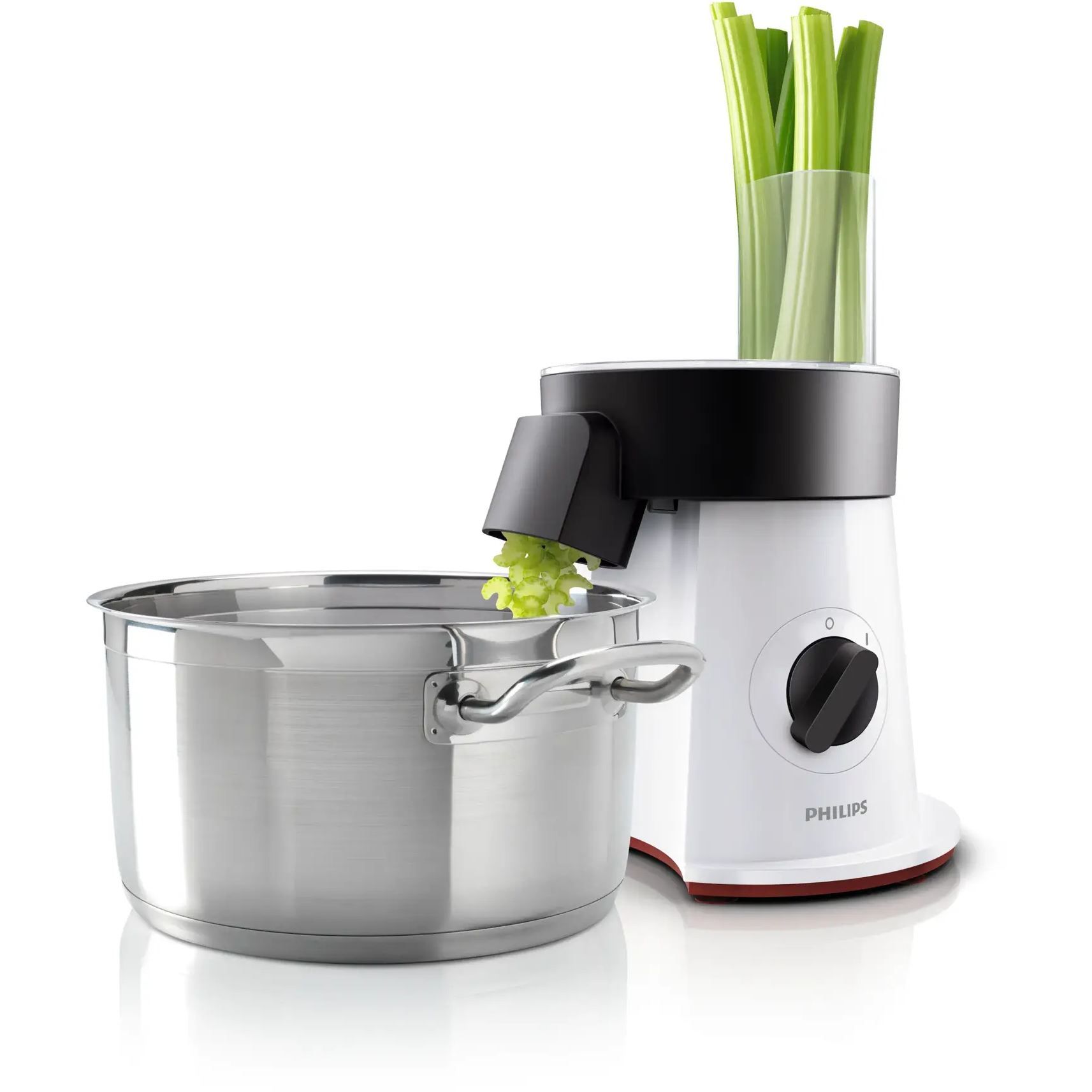 Aparat de preparat salate Philips Viva HR1388/80, 6 discuri