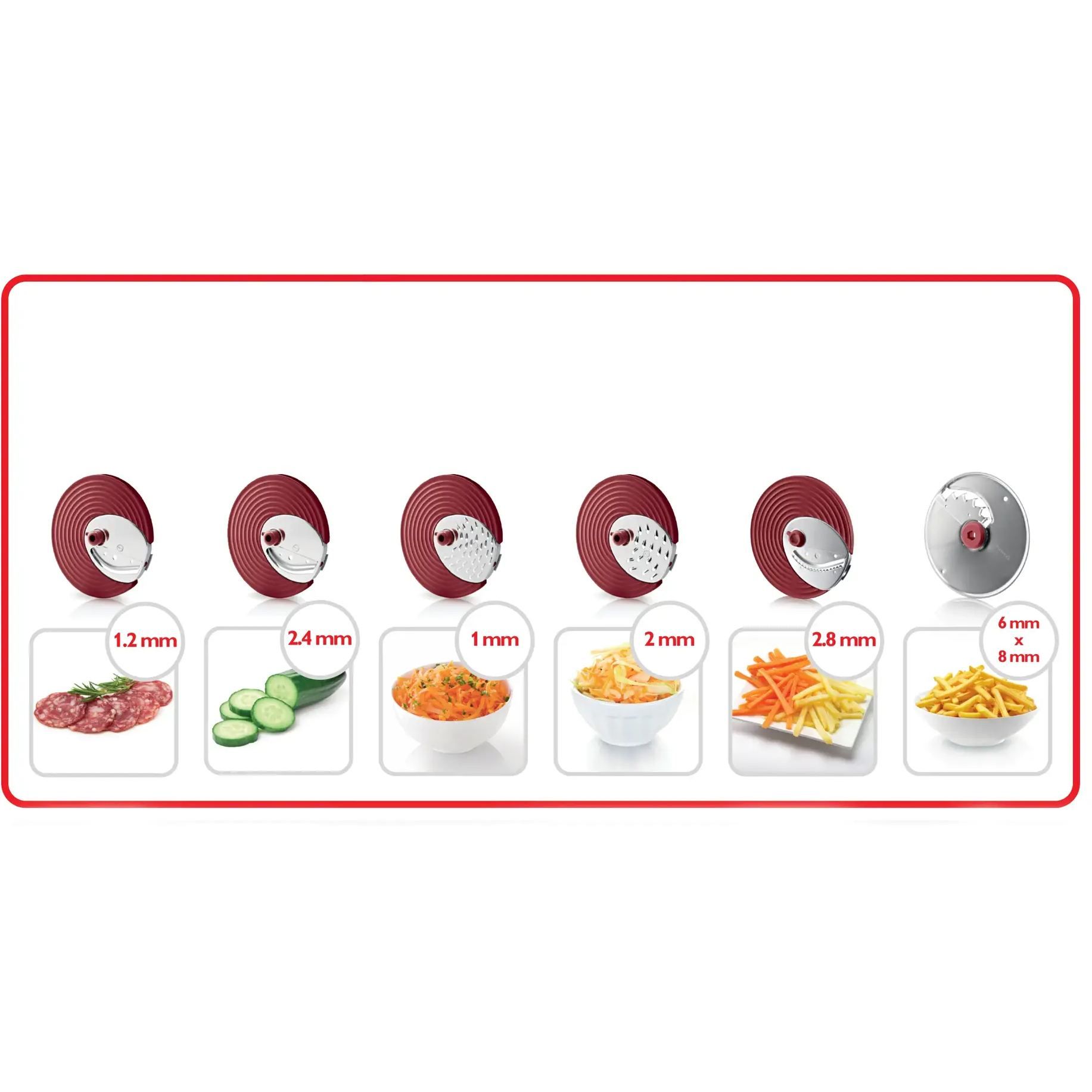 Aparat de preparat salate Philips Viva HR1388/80, 6 discuri
