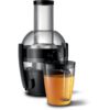Storcător de fructe centrifugal Philips Viva HR1855/70, 800W (o viteză), Capacitate 2l, Tub alimentare XL 7.5cm, Cană 800ml, Cablu 1m, Sită QuickClean, Curățare rapidă Pre-Clean, Funcție anti-picurare, 78dBA, Blac