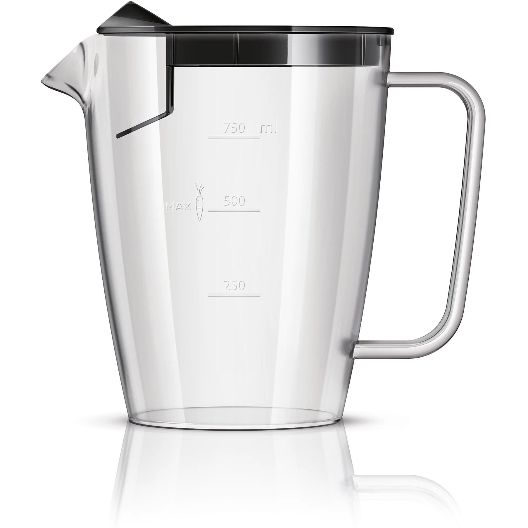 Storcător de fructe centrifugal Philips Viva HR1855/70, 800W (o viteză), Capacitate 2l, Tub alimentare XL 7.5cm, Cană 800ml, Cablu 1m, Sită QuickClean, Curățare rapidă Pre-Clean, Funcție anti-picurare, 78dBA, Blac