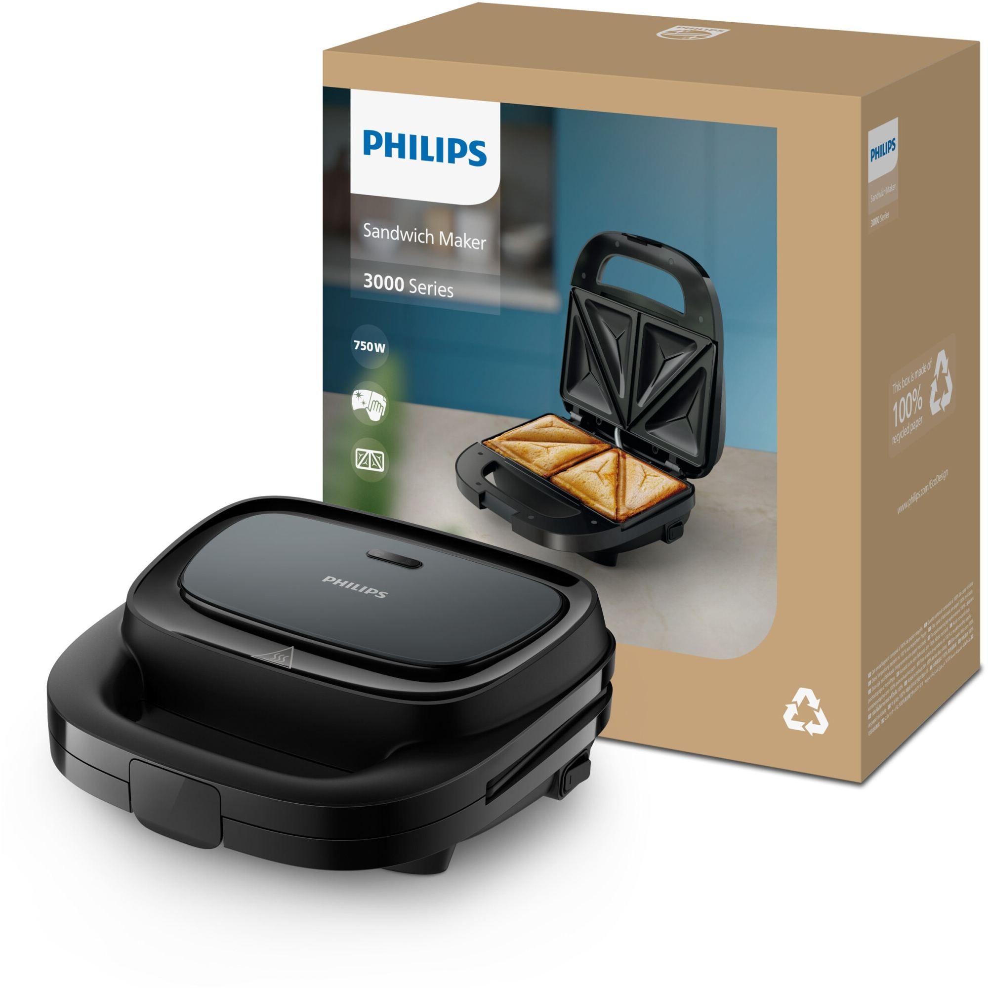 Sandwich maker Philips Seria 3000 HD2331/90