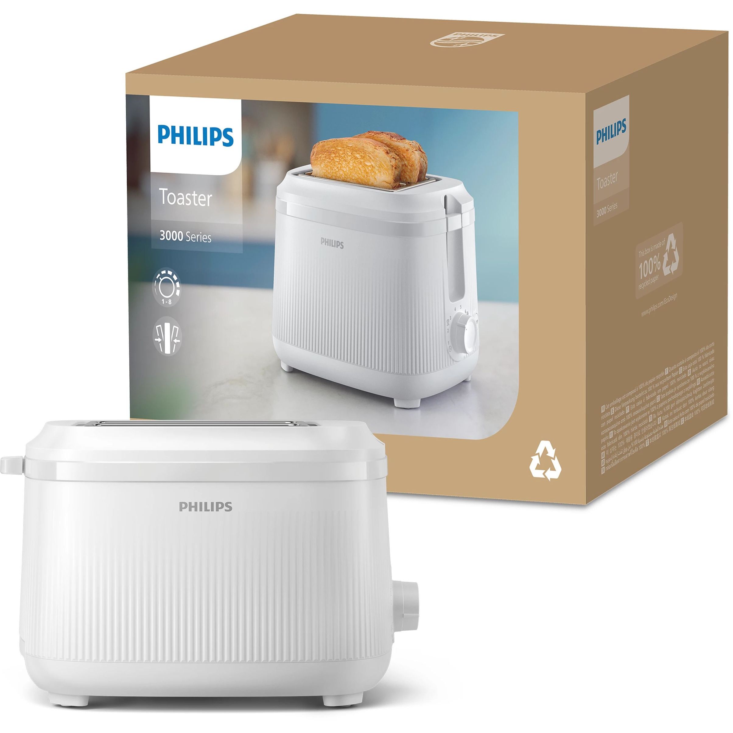 Prăjitor de pâine Philips Seria 3000 HD2511/00