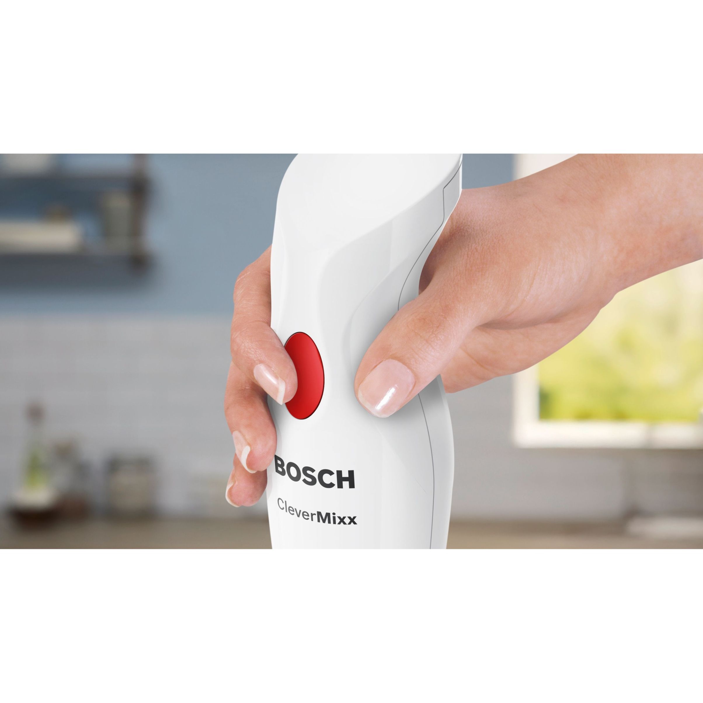Blender de mână BOSCH CleverMixx MSM24100, 400W, Alb