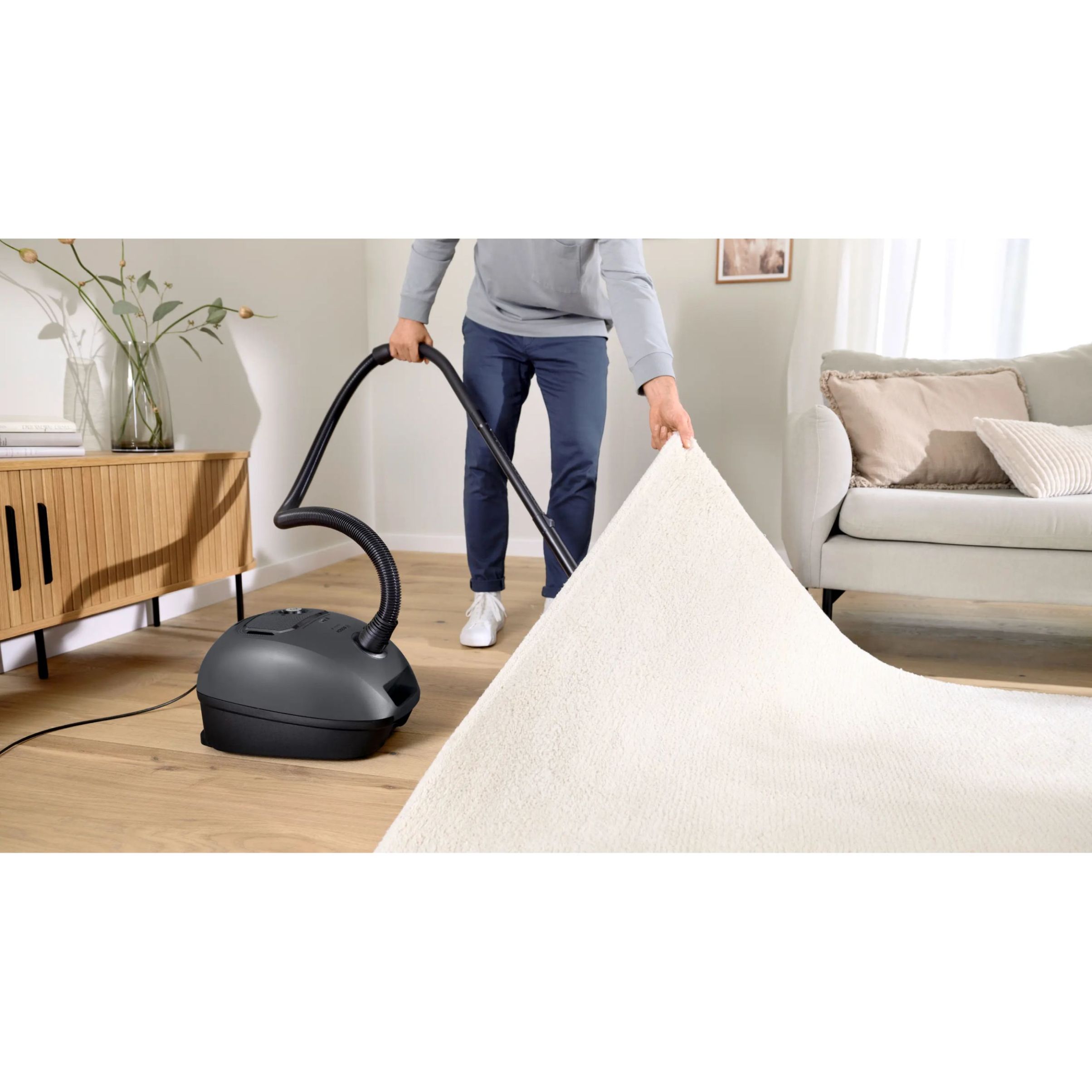 Aspirator cu sac BOSCH Serie 4 BGL41GR3H, Graphite