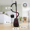 Aspirator cu sac BOSCH Serie 6 ProPower BGL6POW2, 850W
