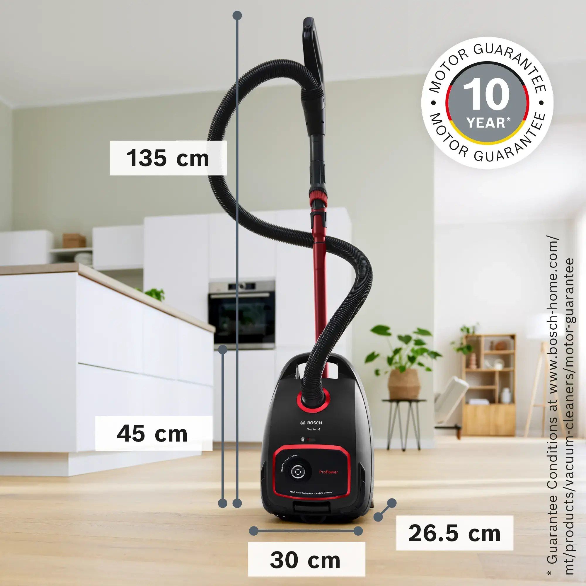 Aspirator cu sac BOSCH Serie 6 ProPower BGL6POW2, 850W