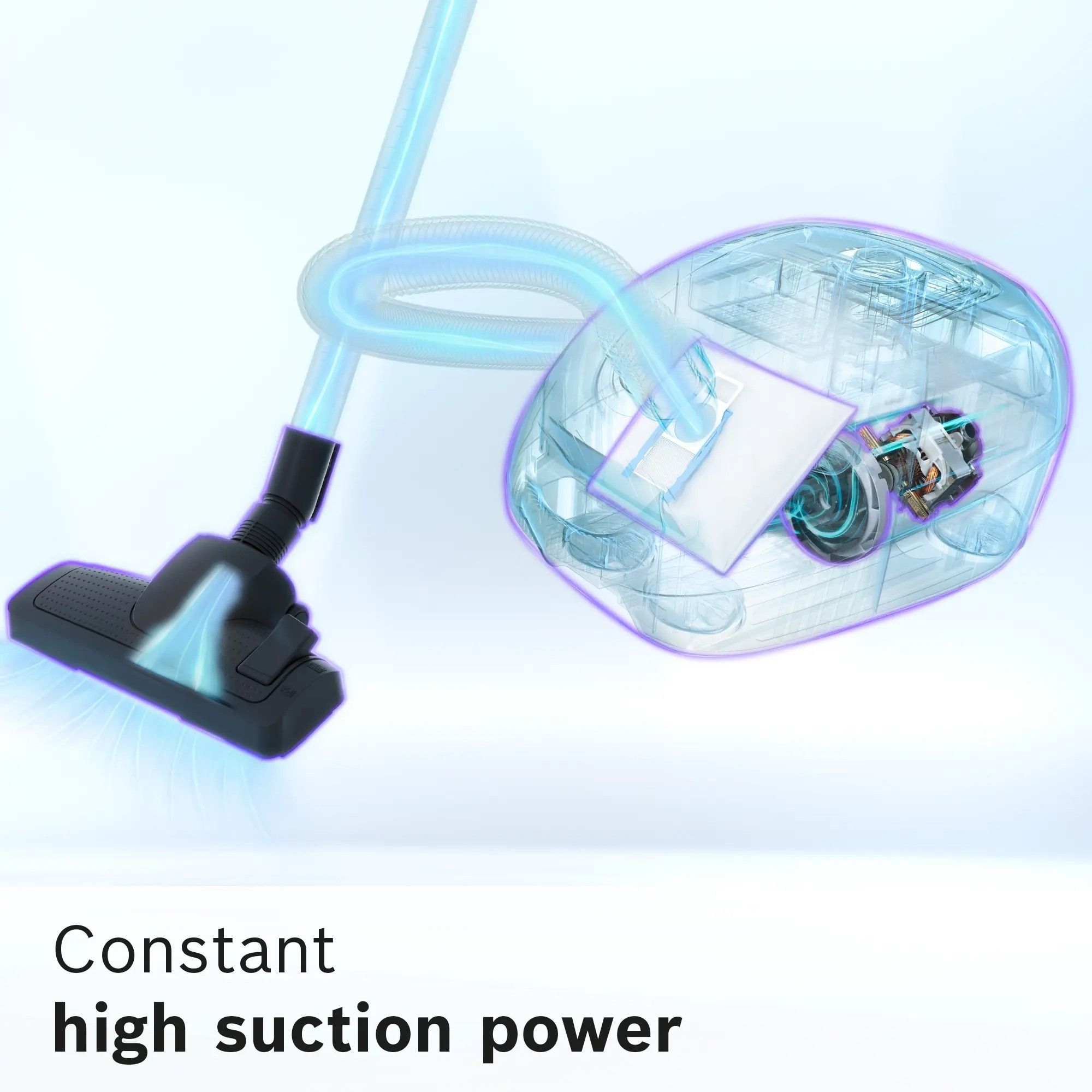 Aspirator cu sac BOSCH Serie 6 ProPower BGL6POW2, 850W