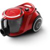 Aspirator fără sac BOSCH Serie 6 ProSilence BGC41Q69, 600W, Nivel minim de zgomot și manevrare ușoară, Tehnologie AirCycle, Sistem EasyClean, Filtru igienic HEPA, Sistem QuattroPower, Metallic Red Cherry