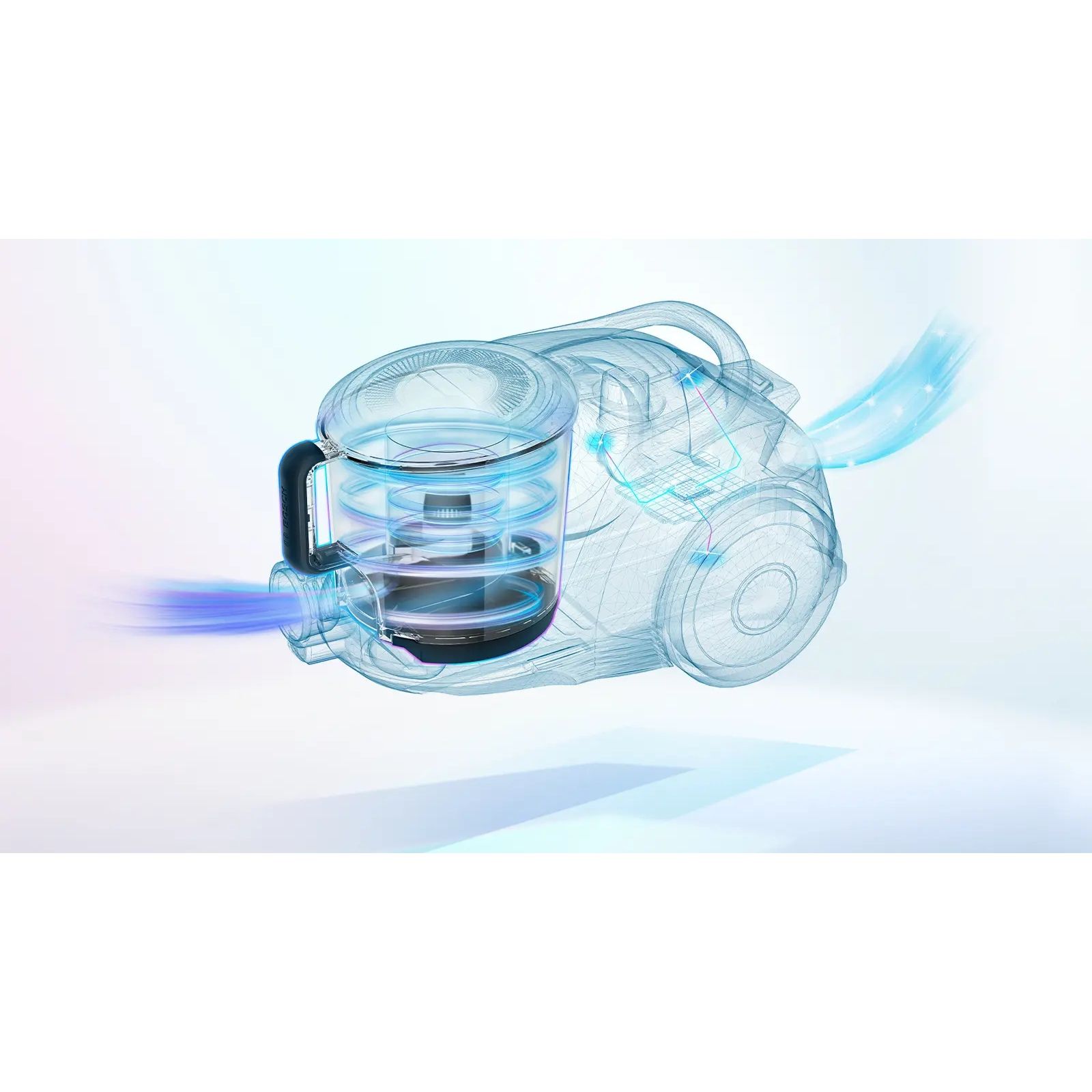 Aspirator fără sac BOSCH Serie 6 ProHygienic BGS41HYG1, Alb