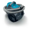 Aspirator fără sac BOSCH Serie 2 BGS05A221, 700W, 1.5l, Motor inovator HiSpin, Filtru igienic PureAir, Perie cu role multifuncțională, Ultra-compact, Derulator automat cablu, Stone Grey/Turquoise