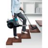 Aspirator fără sac BOSCH Serie 2 BGS05A221, 700W, 1.5l, Motor inovator HiSpin, Filtru igienic PureAir, Perie cu role multifuncțională, Ultra-compact, Derulator automat cablu, Stone Grey/Turquoise
