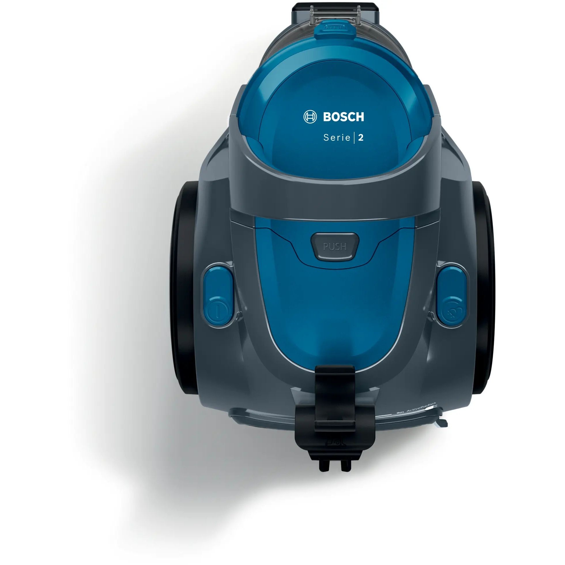 Aspirator fără sac BOSCH Serie 2 Cleann’n BGS05A220, Aspirare uscată, 700W, Praf 1.5l, Cablu 6m, Filtru igienic EPA12, Mâner ergonomic, AirCycle, Motor HiSpin, Perie cu clapetă, 78dBA, G4.4kg, Laguna Blue
