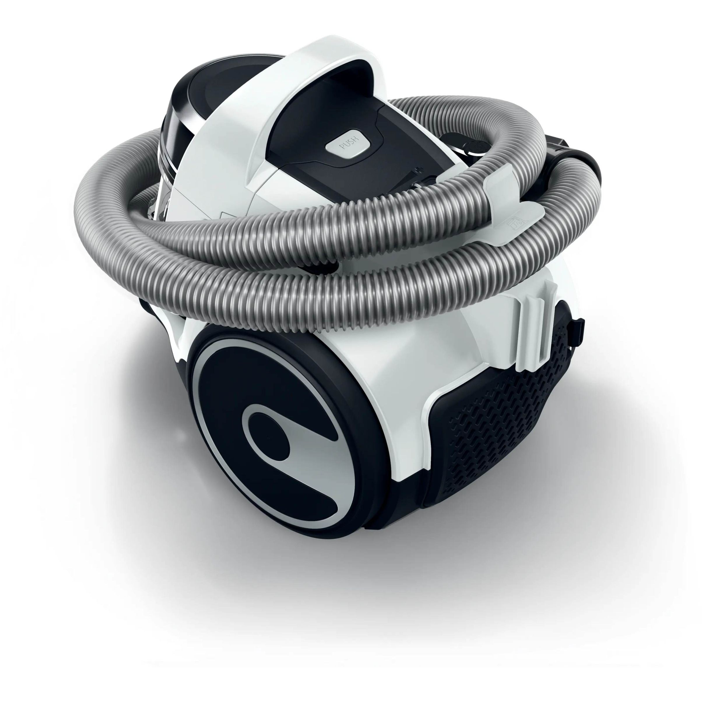 Aspirator fără sac BOSCH Serie 2 Cleann’n BGS05A222, Asp uscată, 700W, Praf 1.5l, Cablu 6m, 78dBA, Filtru igienic EPA12, Mâner ergonomic, 3 roți, AirCycle, HiSpin, Perie cu clapetă, 4.4kg, White