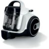 Aspirator fără sac BOSCH Serie 2 Cleann’n BGS05A222, Asp uscată, 700W, Praf 1.5l, Cablu 6m, 78dBA, Filtru igienic EPA12, Mâner ergonomic, 3 roți, AirCycle, HiSpin, Perie cu clapetă, 4.4kg, White