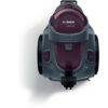 Aspirator fără sac BOSCH Serie 2 Cleann’n BGC05AAA1, Asp uscată, 700W, Praf 1.5l, Cablu 6m, 78dBA, Filtru igienic EPA12, Mâner ergonomic, 3 roți, AirCycle, HiSpin, Perie cu clapetă, 4.4kg, Violet