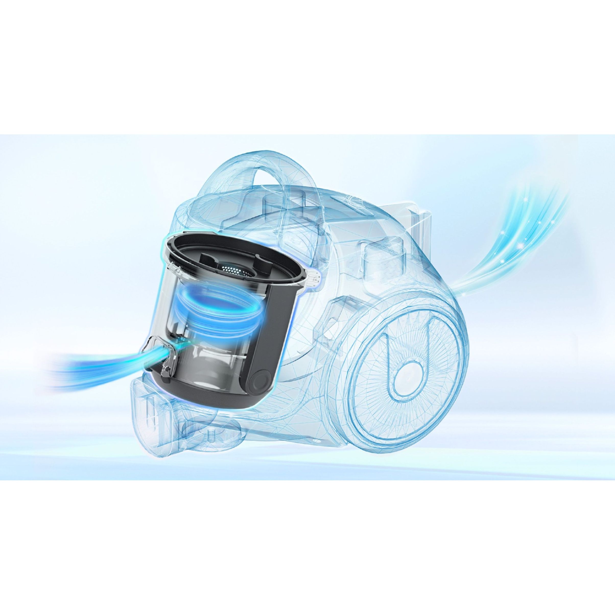 Aspirator fără sac BOSCH Serie 2 Cleann’n BGC05AAA1, Asp uscată, 700W, Praf 1.5l, Cablu 6m, 78dBA, Filtru igienic EPA12, Mâner ergonomic, 3 roți, AirCycle, HiSpin, Perie cu clapetă, 4.4kg, Violet