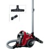 Aspirator fără sac BOSCH Serie 2 Cleann’n BGC05AAA2  Asp uscată  700W  Praf 1.5l  Cablu 6m  78dBA  Filtru igienic EPA12  Mâner ergonomic  3 roți  AirCycle  HiSpin  Perie cu clapetă  4.4kg  Chilli Red