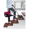 Aspirator fără sac BOSCH Serie 2 Cleann’n BGC05AAA2, Asp uscată, 700W, Praf 1.5l, Cablu 6m, 78dBA, Filtru igienic EPA12, Mâner ergonomic, 3 roți, AirCycle, HiSpin, Perie cu clapetă, 4.4kg, Chilli Red
