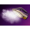 Fier de călcat cu abur Philips Azur Seria 8000 DST8040/30, 3000W, Continuu 90g/min, Jet 260g, Rezervor 350ml, Talpă SteamGlide Elite, OptimalTEMP, Oprire automată, C2.5m, G1.78kg, Dark Purple