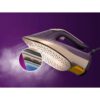 Fier de călcat cu abur Philips Azur Seria 8000 DST8040/30, 3000W, Continuu 90g/min, Jet 260g, Rezervor 350ml, Talpă SteamGlide Elite, OptimalTEMP, Oprire automată, C2.5m, G1.78kg, Dark Purple