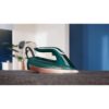 Fier de călcat cu abur Philips Azur Seria 8000 DST8030/70, 3000W, Continuu 80g/min, Jet 240g, Rezervor 350ml, Talpă SteamGlide Elite, OptimalTEMP, Oprire automată, C2.5m, G1.78kg, Opal Green