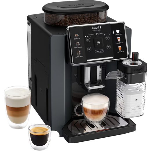 Espressor automat KRUPS Sensation Milk EA912B10, 1.7l, 1450W, 15 bar, negru